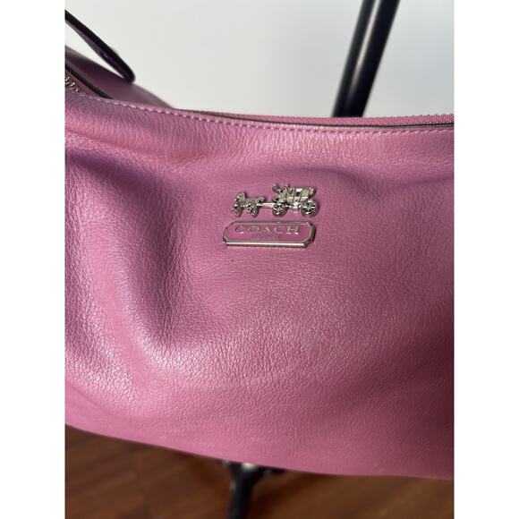 Y2K COACH 14304 Madison Hailey Purple Pink Leather Hobo Shoulder Bag No Hang Tag - Picture 4 of 15